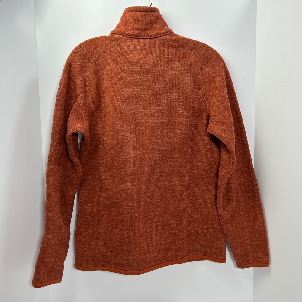 Patagonia Better Sweater 1/4 Zip Pullover Burnt Orange Heather‎ Womens Medium - Picture 3 of 9